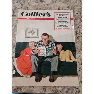 VTG Collier's Magazine January 10 1953 Secret Weapon, Afraid To Use,‎ Newsstand